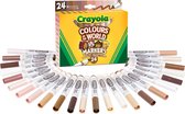 Crayola Colors of the World - 24 Viltstiften met kegelpunt