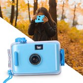 BronStore - Wegwerpcamera Blauw - Inclusief filmrol - Waterdicht - Analoge Camera - Disposable Camera - Wegwerp Camera - Kinder Camera - Vlog Camera