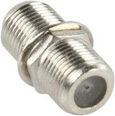 Easyfiks F-connector Koppelstuk, F-Connector Female - F-Connector Female Schroefbaar