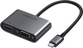 USB-C to HDMI and VGA Converter (Thunderbolt 3 Port Compatible)