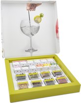 Partybox Te Tonic 24 infusions en 8 Botanicals voor Gin & Tonic cocktails te mixen. Kruiden zijn speciaal geselecteerd voor Gin
