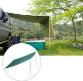 Luifel Sunroof - Universele caravanluifel - Caravanluifel - 280*180*200cm - groen/zilver