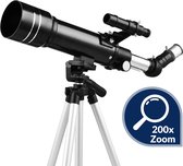 Raykon Telescoop - 200x Vergroting - Sterrenkijker - Met Smartphone houder en Statief - Voor Kinderen en Volwassenen - Zwart