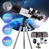 Monoculaire Telescoop - Sterrenkijker - Astronomie - Nachtkijker - Sterrenkunde - Waterproof - Maanfilter - Reistas