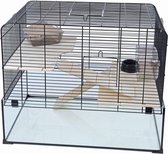 Boon Interzoo Hamsterkooi Vision 58 Zwart