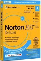 Norton antivirus 360 Deluxe 25GB - 1 jaarlicentie - 3 devices