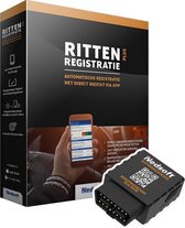 Nedsoft RittenRegistratie Plus - Met OBD Plug & Play tracker - Inclusief 1 jaar data - Swipe eenvoudig je rit van zakelijk naar privé