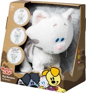 Woezel & Pip Knuffel Buurpoes Interactief 27 Cm Wit