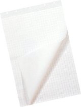 Flipoverpapier 65x100cm Blanco Ruit 80gram 50 vel