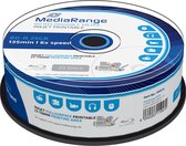MediaRange | BD-R | Full-printable | 25 GB | 6x Speed | Cakebox | 25 Stuks