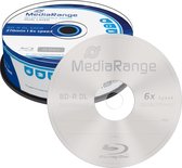 MediaRange MR508 Lees/schrijf blu-ray disc BD-R DL 50 GB 25 stuk(s)