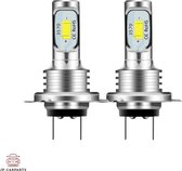 JP-CarParts Auto Koplampen Set Universeel - H7 LED 6000K Wit - 10000 Lumen - 2x 40 Watt 12-24V - 2 Stuks