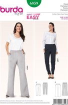 Burda Naaipatroon 6859 - Broek in variaties