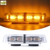 Ortho® - LED Zwaailicht - Zwaailamp - Amber flits licht - Strobe – Emergency Safety Warning - Oranje - Alarmlicht 12V/24V