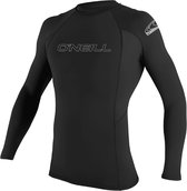 O'Neill O'Neill Basic Skins L/S Rashguard Surfshirt - Maat L  - Mannen - zwart - wit
