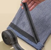 Strijkband Zwart - 2 meter - zelf eenvoudig een broek korter maken - zoomband - geschikt voor 4 broeken