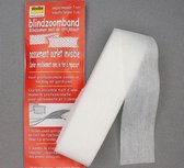 blindzoomband 3 cm wit - blind zomen met strijkbout - vlieseline zoomband 5 m x 30 mm