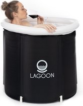 Lagoon® Opblaasbaar Zitbad voor Volwassenen Bathbucket -Opvouwbaar - Inklapbaar – Spa Bad - IJsbad - Wim Hof Methode - icebath - mobiel - zitbad - rond - voor in de tuin of op balkon