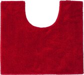 Sealskin Doux Toiletmat 45x50 cm - Polyester - Donkerrood