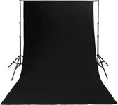 Blackscreen - 200 * 300cm - Vinyl - Uittrekbare zwarte screen - fotostudio met Chromakey effect - film shooting background - backdrops fotografie - fotografie, video en televisie blackscreen - zwart fotodoek - Achtergronddoek Voor Fotostudio