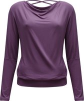 Yoga-longsleeve vloeiende shakti "ala" - vlierbes L Loungewear shirt YOGISTAR