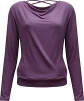 Yoga-longsleeve vloeiende shakti "ala" - vlierbes L Loungewear shirt YOGISTAR