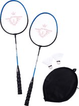 BADMINTONSET 2 RACKETS 2 SHUTTLECOCKS IN COVER