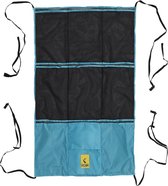 Froyak campingorganizer - 9-vakken - opvouwbaar - 60 x 90 cm - blauw / zwart