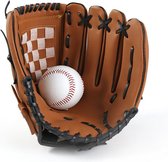 WiseGoods Luxe Honkbal Handschoen - Sport - Outdoor - Baseball - Softbal - Tiener - Cadeau - Jongens - Meisjes - 11.5 Inch - Bruin