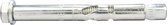 FHS Hulsanker verzinkt Zeskantkop 10x55mm 50 Stuks - DFM1210450