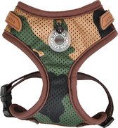 Catspia Cat Harness - Private Camo - Kattenharnas - Tuigje voor uitlaten van de kat - Veilig mee naar buiten  - Camo Bruin - S/M/L - Kleur: Camo Bruin, Maat: Small