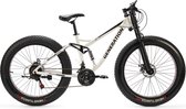 Generation SUPER BIKE Mountainbike 26 inch - Wit - brede banden