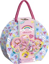 Totum Unicorn 2 in 1 koffertje - knutselset regenboog sieraden & diamond paint - Sint