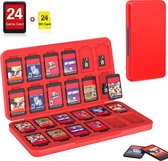 24 Slots Game card case  geschikt voor Nintendo Switch - spel hoesje - opbergen spelletjes - Silicone Slots