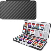 24 plaatsen Game card case Geschikt voor Nintendo Switch - spel hoesje - opbergen spelletjes - Silicone Slots-GX000116