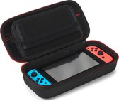 2BEFUN Case geschikt voor Nintendo Switch inclusief screenprotector - Accessoires - Beschermhoes - Hoes - Games - Zwart - Ook geschikt voor de OLED - Kerst cadeau voor man en vrouw - Sinterklaas cadeautjes voor grote kinderen