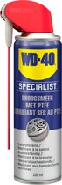 WD-40 Specialist® Droogsmeerspray met PTFE - 250ml - Teflon Spray - Smeermiddel - Beschermt effectief tegen dagelijkse slijtage