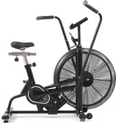 FitEquip AirBike – Met windscherm – Ergonomische/orthopedische zadel & pedalen – Assault Bike – Heavy duty – Workout – Air Resistance Exercise Bike - Home workout – Fullbody Training – HIIT training - CrossFit