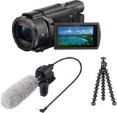 Sony FDR-AX53 + CG60 Microphone + JOBY GorillaPod 1KG Kit