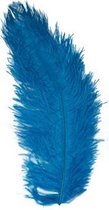 Blauwe Pieten struisveer 35 cm