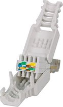 RJ45 Connector Cat6a / Cat7 - LAN stekker - Afgeschermd - FTP voor soepele en stugge kern - Field Plug - Herbruikbaar - Netwerk - Internet - RJ45 Stekker