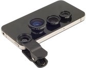 3-in-1 Smartphone / Telefoon Lens Kit - Fish Eye / Macro / Wide Angle Lenzen