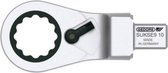 Gedore 2827778 Insteek-ringratelsleutel, omschakelbaar SE 9x12, 19 mm