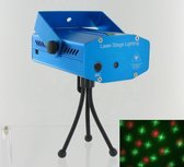 Mini Laser Stage Lighting Rood en Groen - Blauw