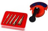 Set glasboren, tegelboren (4, 6, 8, 10 en 12 mm)