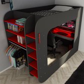 The Cube Gamingbed 120x200 - Antraciet