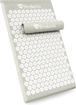 BrellaVio Spijkermat - Grijs - 68x42 cm - Acupressuur Mat - Acupunctuur Spijkerbed - Shakti Massage