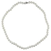 Witte zoetwater parelketting Bella, echte parels, 44 cm + 5 cm verlengketting