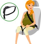 Comfortabele Zwangerschapsgordel voor in Auto – Autogordel voor Zwangere Vrouwen – Voor Alle Auto’s – Gordelgeleider – Zwart