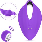 TipsToys Draagbare Vibrator Clitoris 1.0 - Afstandsbediening - Draadloze Sex Toy voor Vrouwen Paars